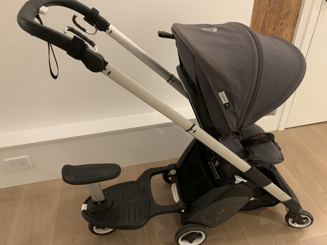 Bugaboo Ant + wheeled board + accessories