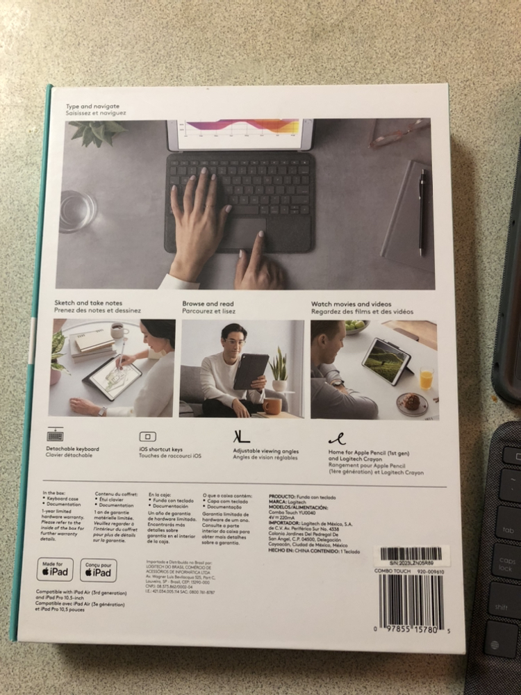 Brand new Logitech keyboard case with trackpad - photo 4