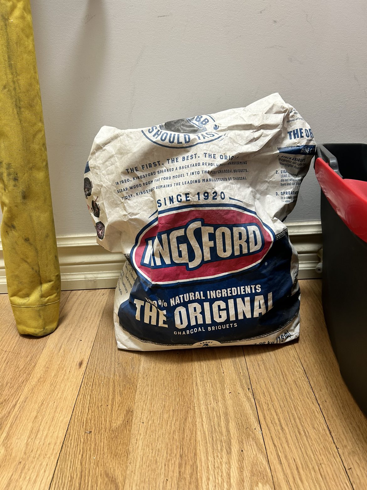 Free 1/3 bag of charcoal thumbnail