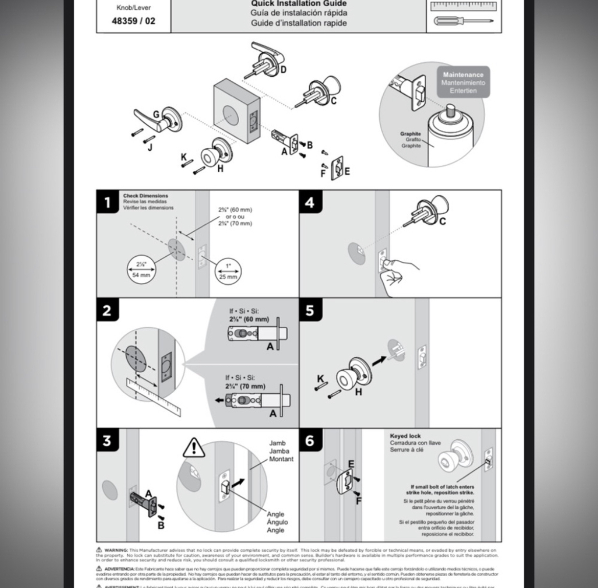 Silver hardware Door handle - photo 5