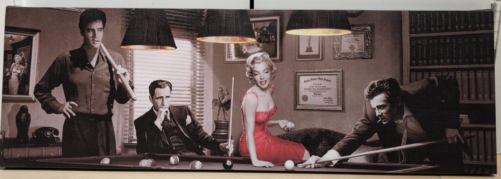 Marilyn Monroe - Legal Action Panoramic Canvas thumbnail