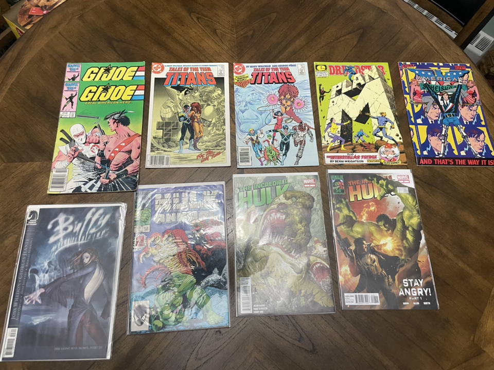 Comic books, magazine, books