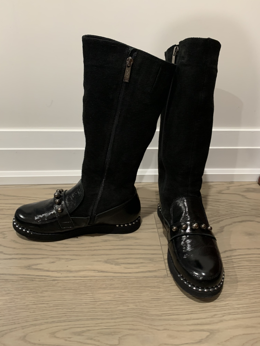 Ladies leather boots - photo 2