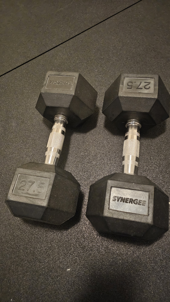 Rubber Hex Dumbbells - photo 2