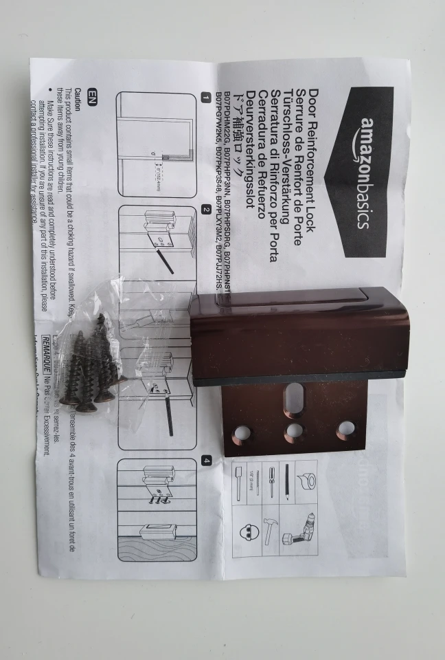 Amazon Basics Door Enforcement Lock thumbnail