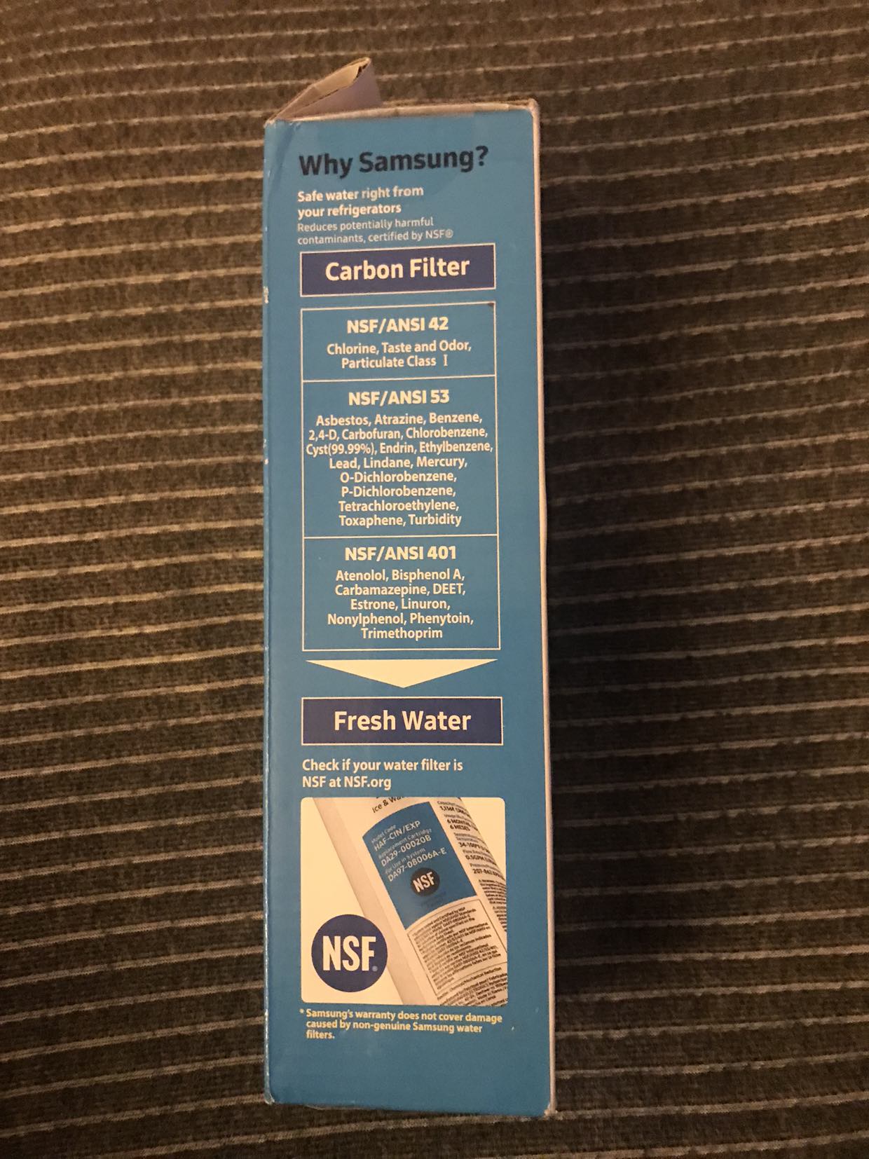 Samsung water filter DA29-0002DB,  BNIB image indicator(2)