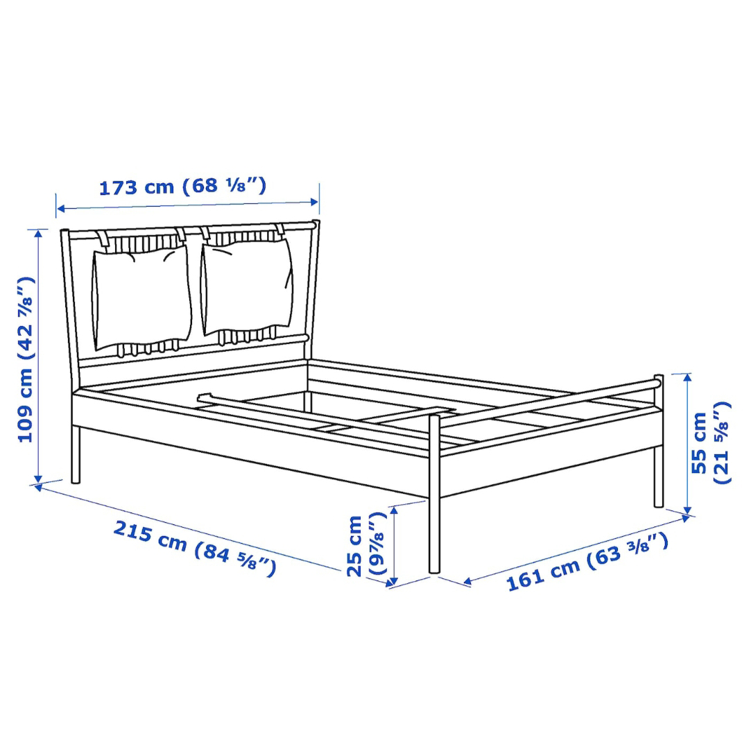 Ikea Björksnäs Bed Frame (Queen) - photo 4