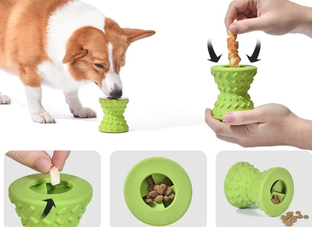 Food Dispensing Dog Toys Treat Leaking Puppy Chew Toys