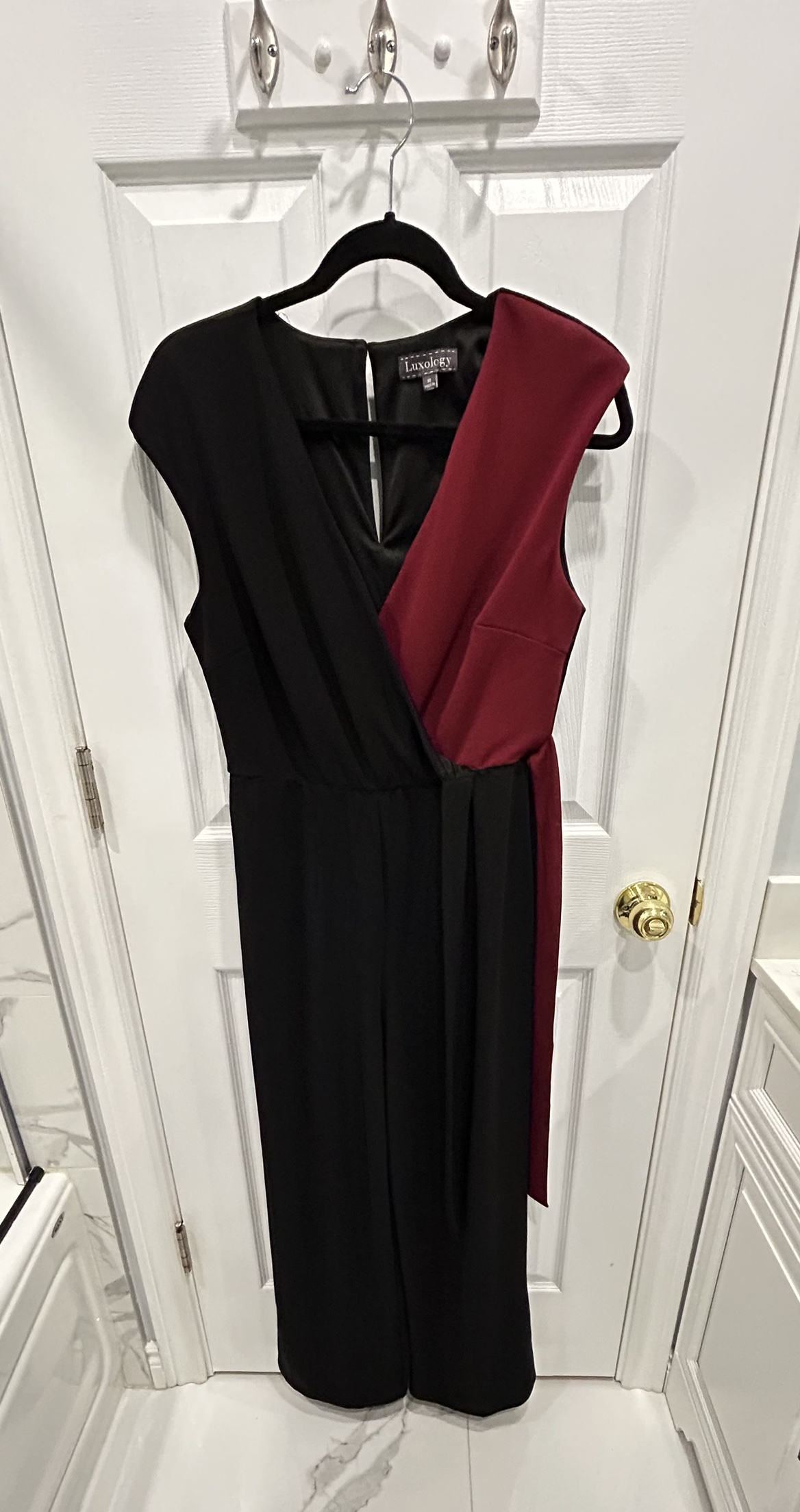 Black and red palazzo pants thumbnail