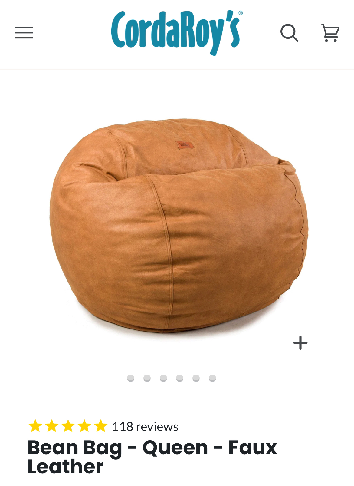 Cordaroy Convertible Bean Bag - photo 2
