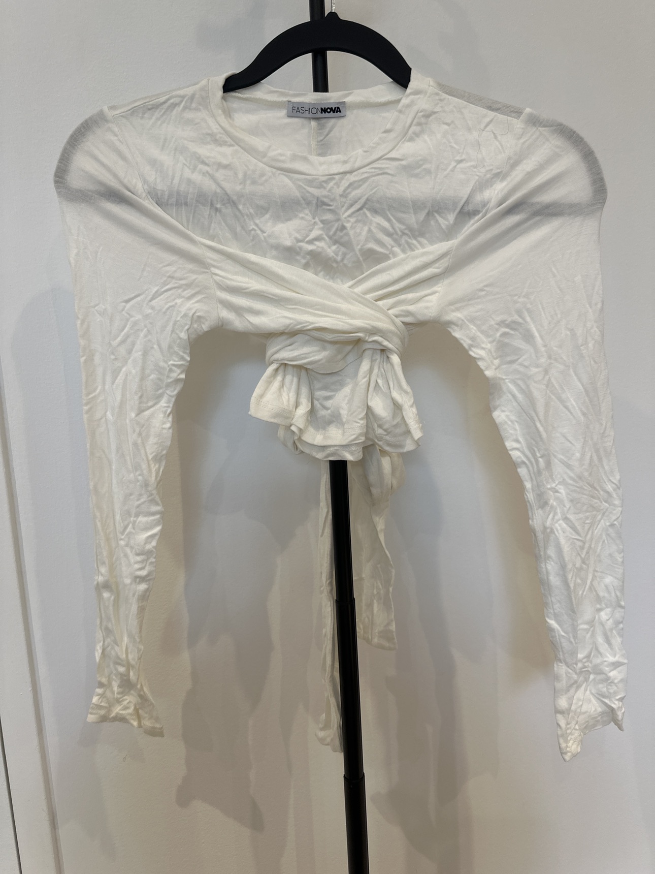 Crop top tie back (s) - photo 2
