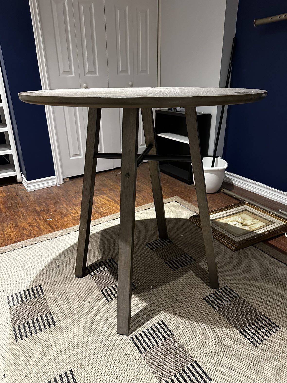 Crate and Barrel Bar Height Round Table