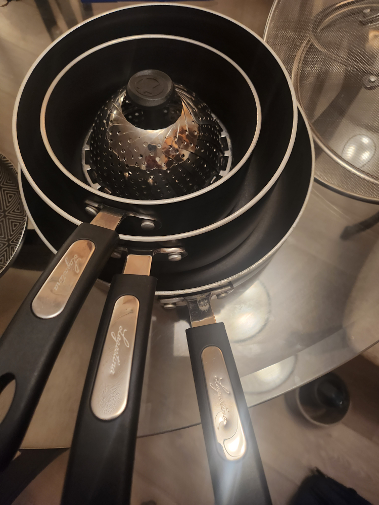Lagostina pots and pan 3 piece set thumbnail