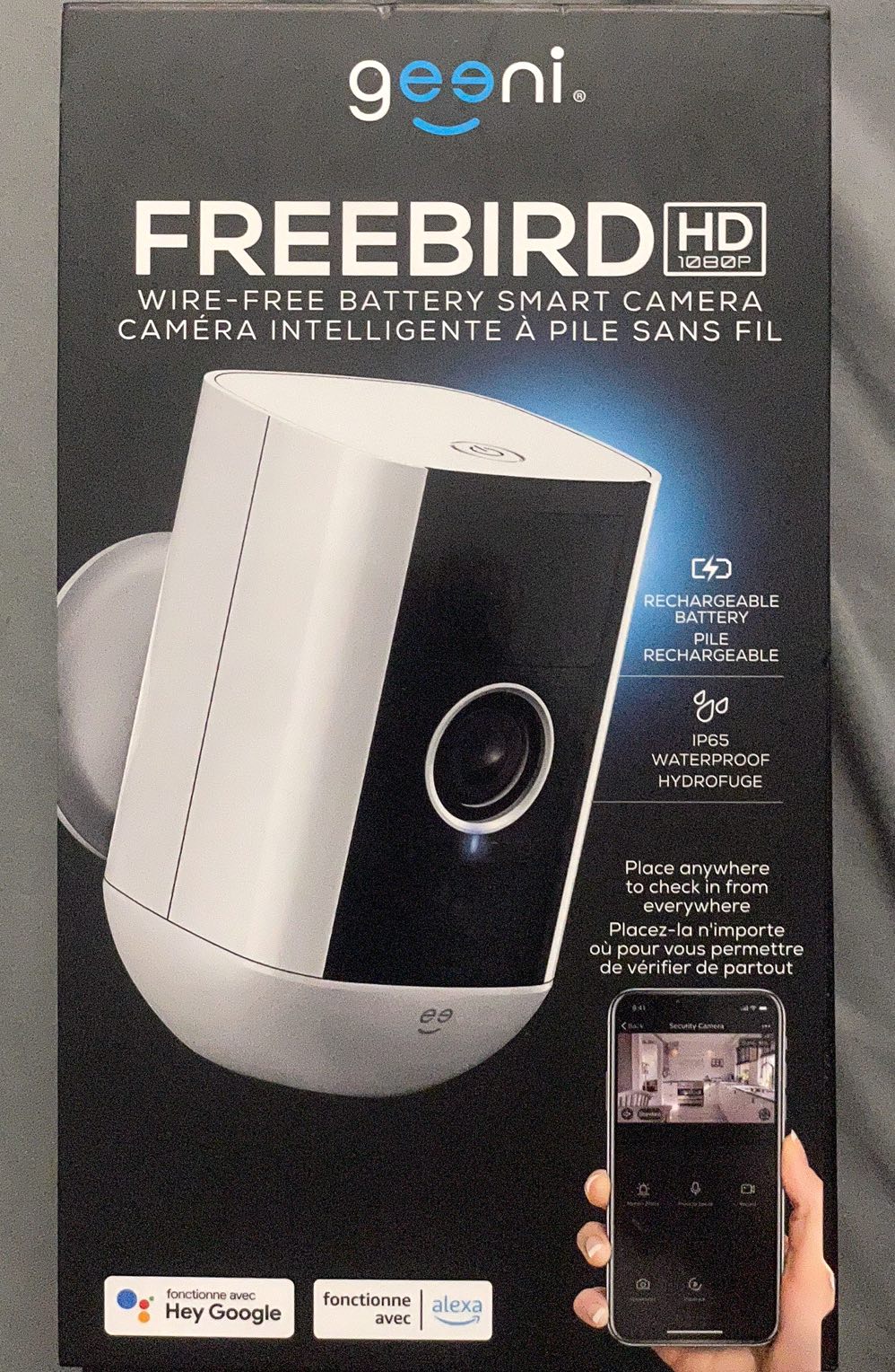 Geeni freebird wireless indoor/outdoor wifi security camera