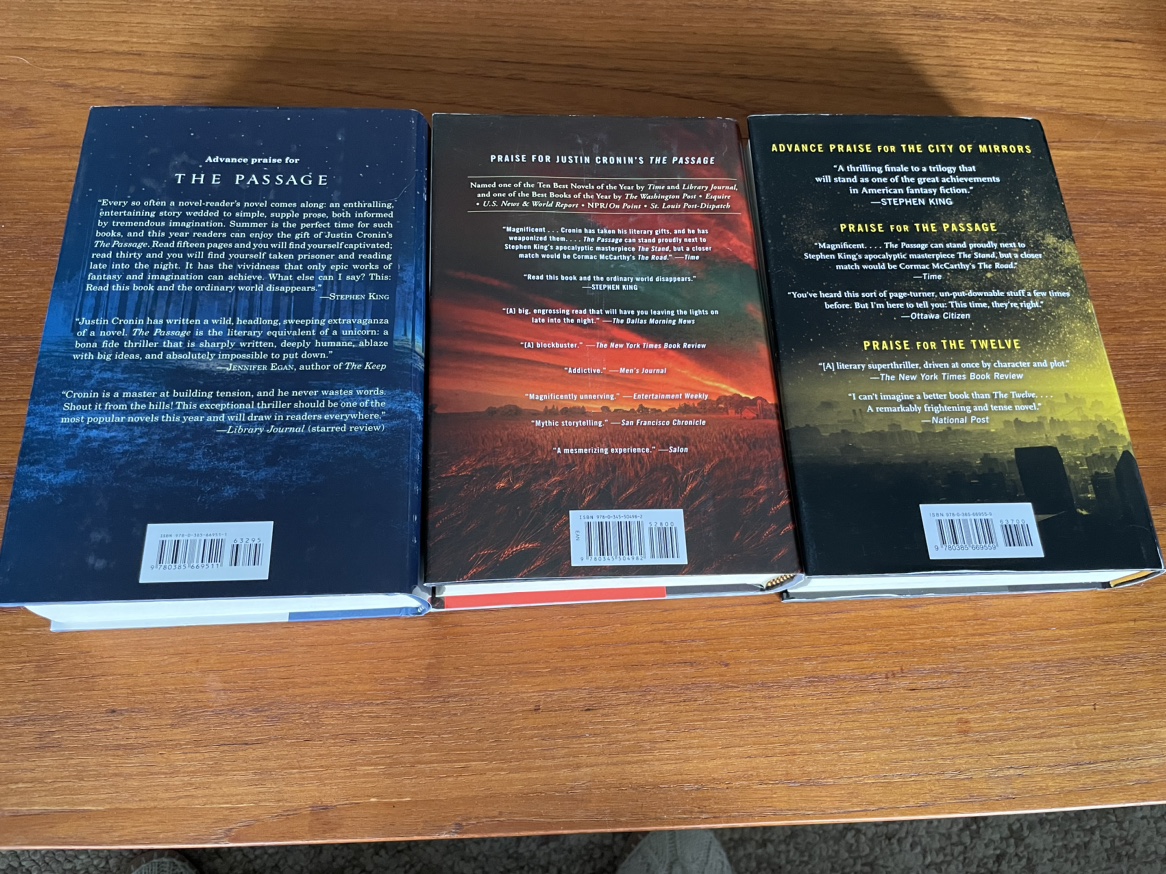 Justin Cronin The Passage Trilogy - photo 3