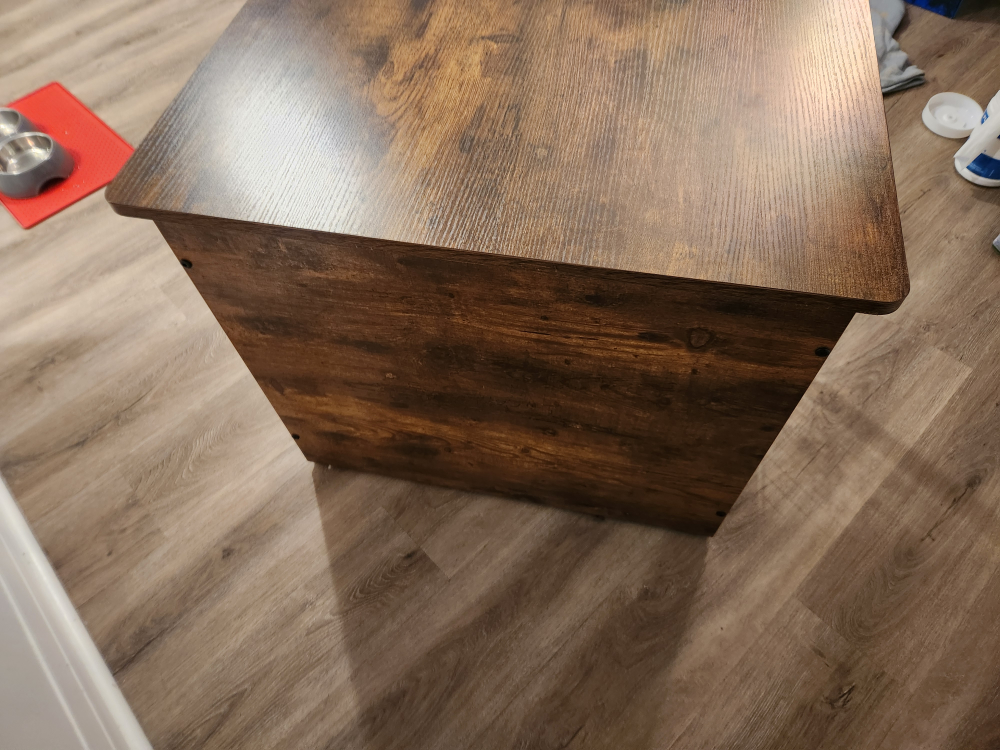 Side Table Wooden Top Dog Crate - photo 4