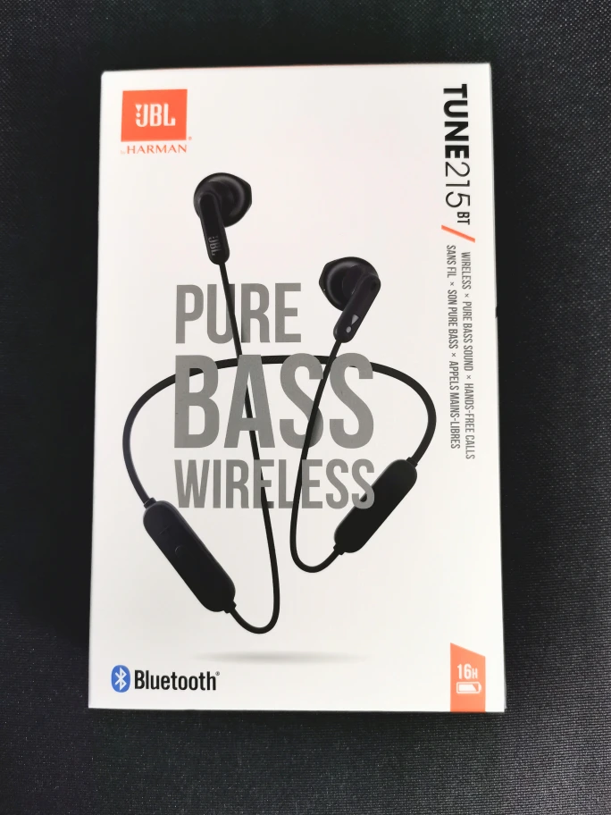 JBL Pure Bass Wireless headphones 215BT (NEW)