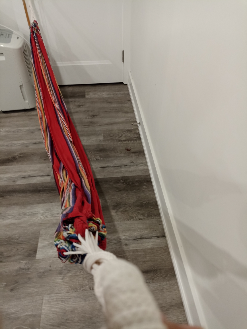 I am selling a hammock for when summer comes for 10 dollars image indicator(3)