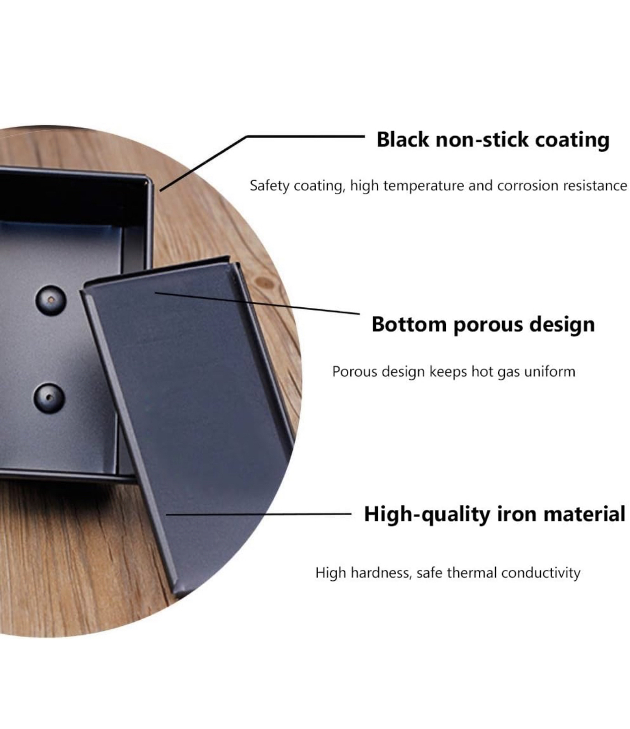 *New* 450g Dough Loaf Pan with Cover image indicator(2)