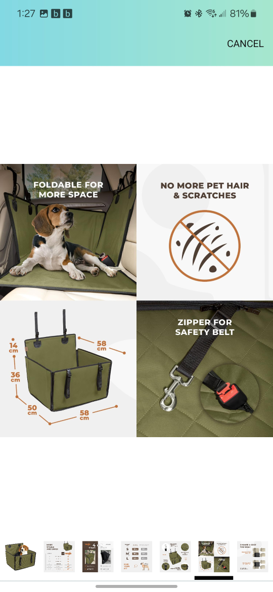 dog car seat New - photo 4