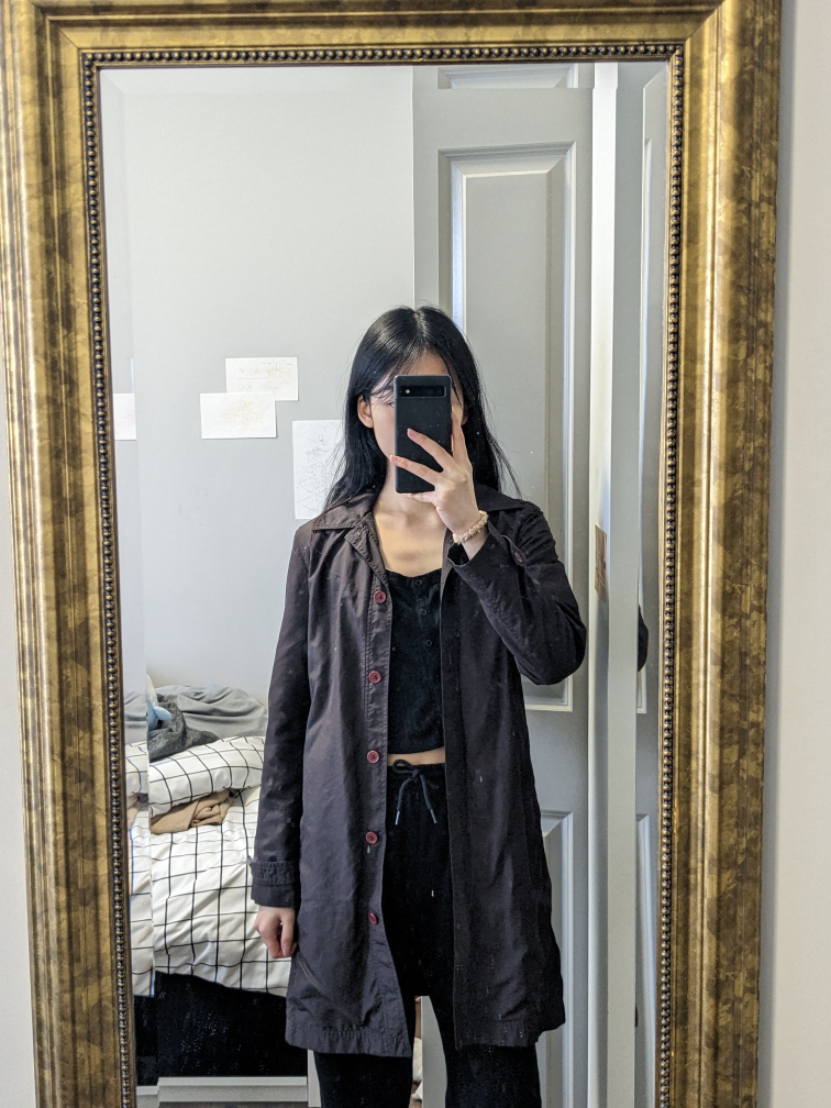 Womens trenchcoat jacket - waterproof image indicator(4)