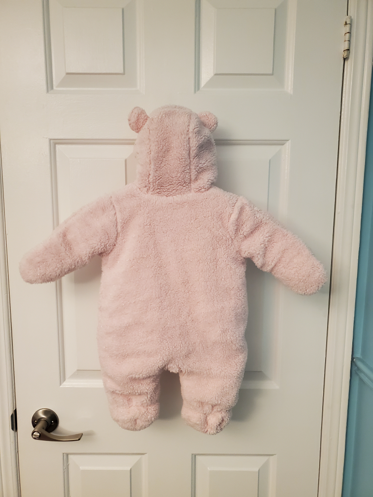 warm disney pink baby outdoor suit,  size 3-6months image indicator(7)