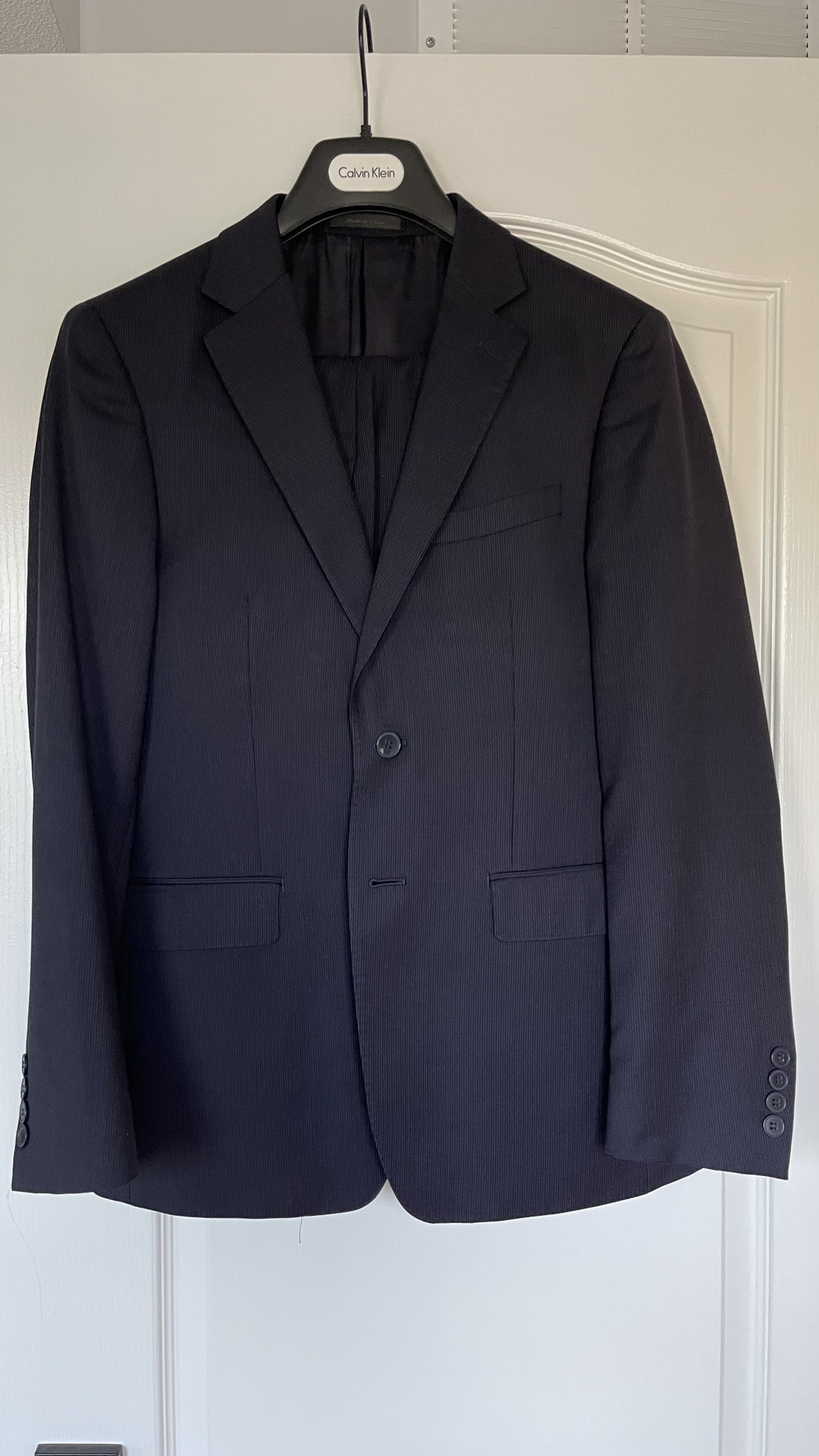 Calvin Klein Navy Suit thumbnail