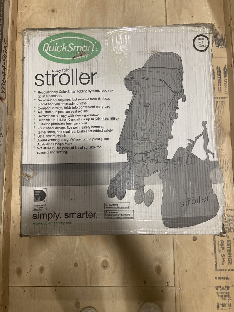 Quicksmart easy fold  baby stroller thumbnail