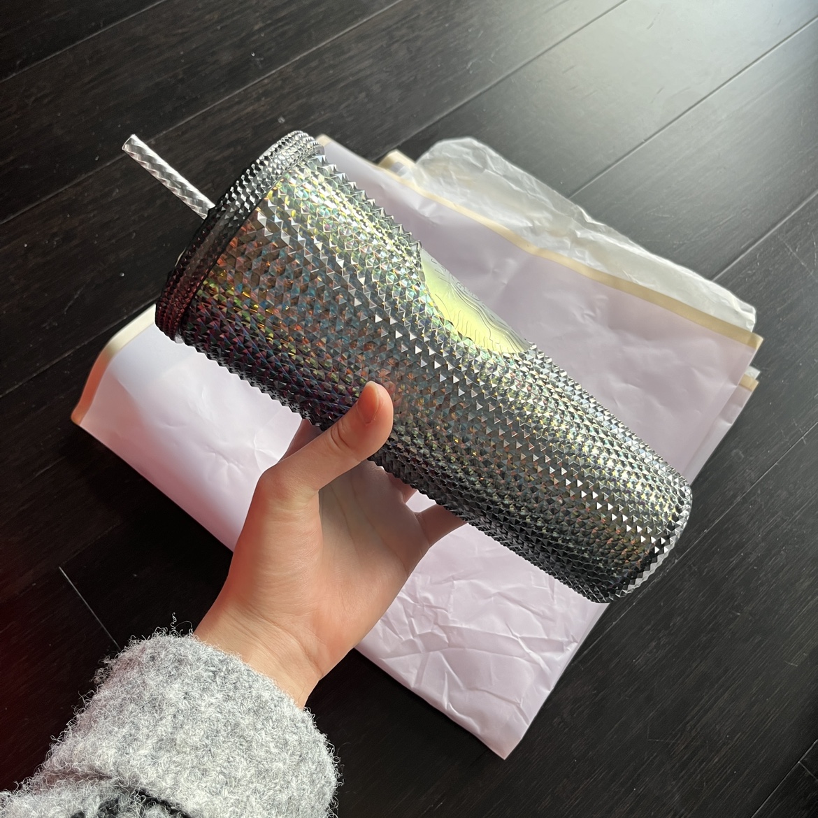 Limited Edition Starbucks Cup with Straw SUPER PRETTY image indicator(2)