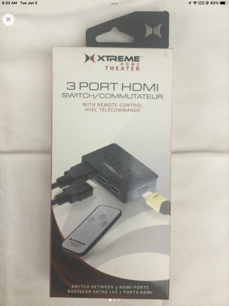 HDMI SWITCH WITH REMOTE CONTROL - photo 2