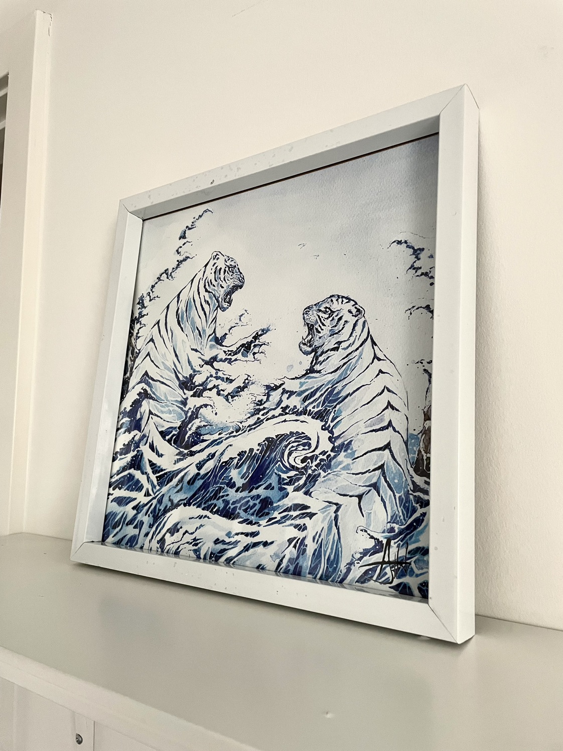 water tigers framed print image indicator(2)