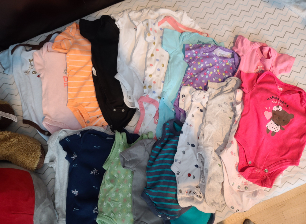 93 Pcs 0 to 3 months baby girl clothes - photo 4