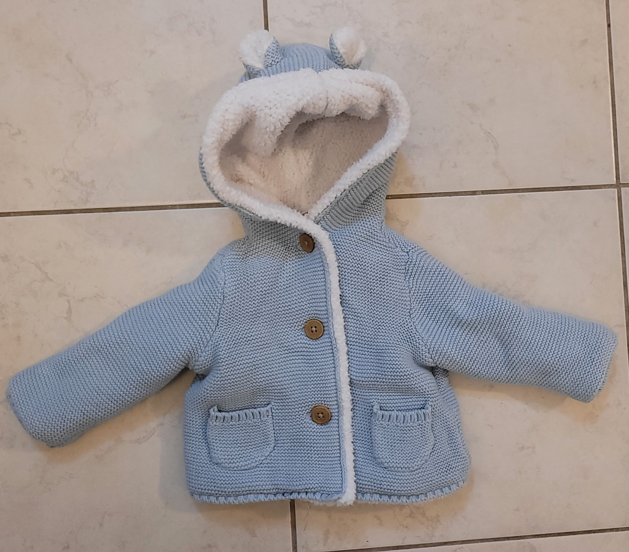 6M Blue Bear Sweater