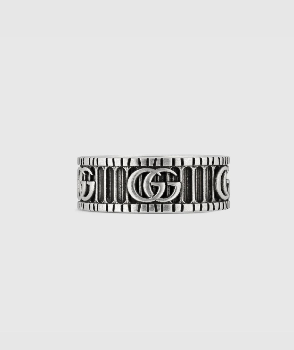 Gucci AG925 silver ring with double G - photo 4
