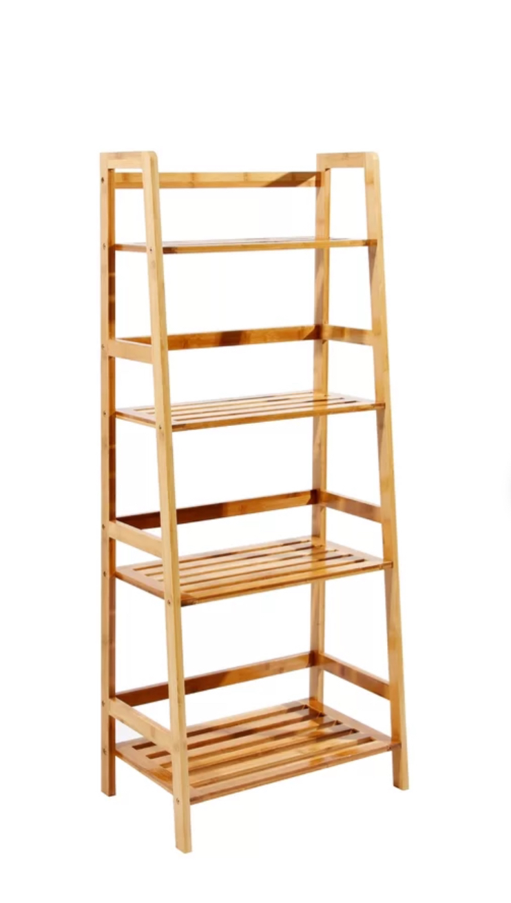 4-Tier Bamboo Bookt Shelf