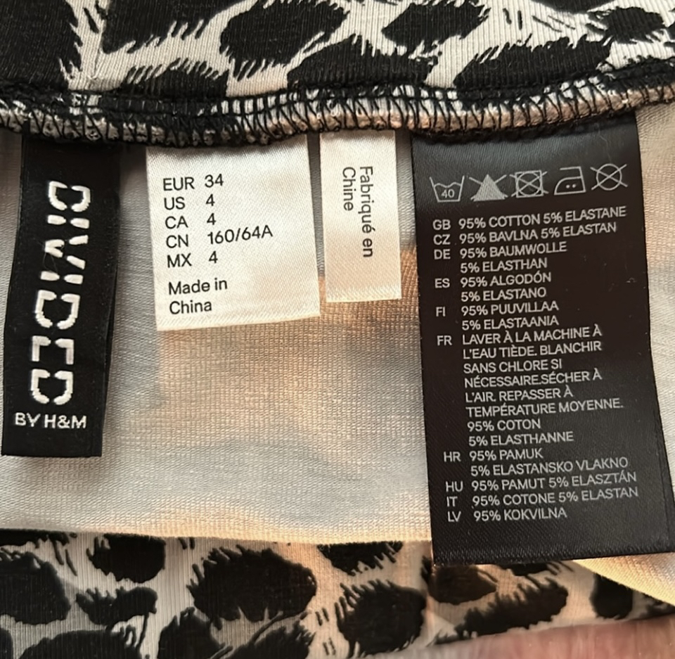Snow leopard mini skirt - photo 2