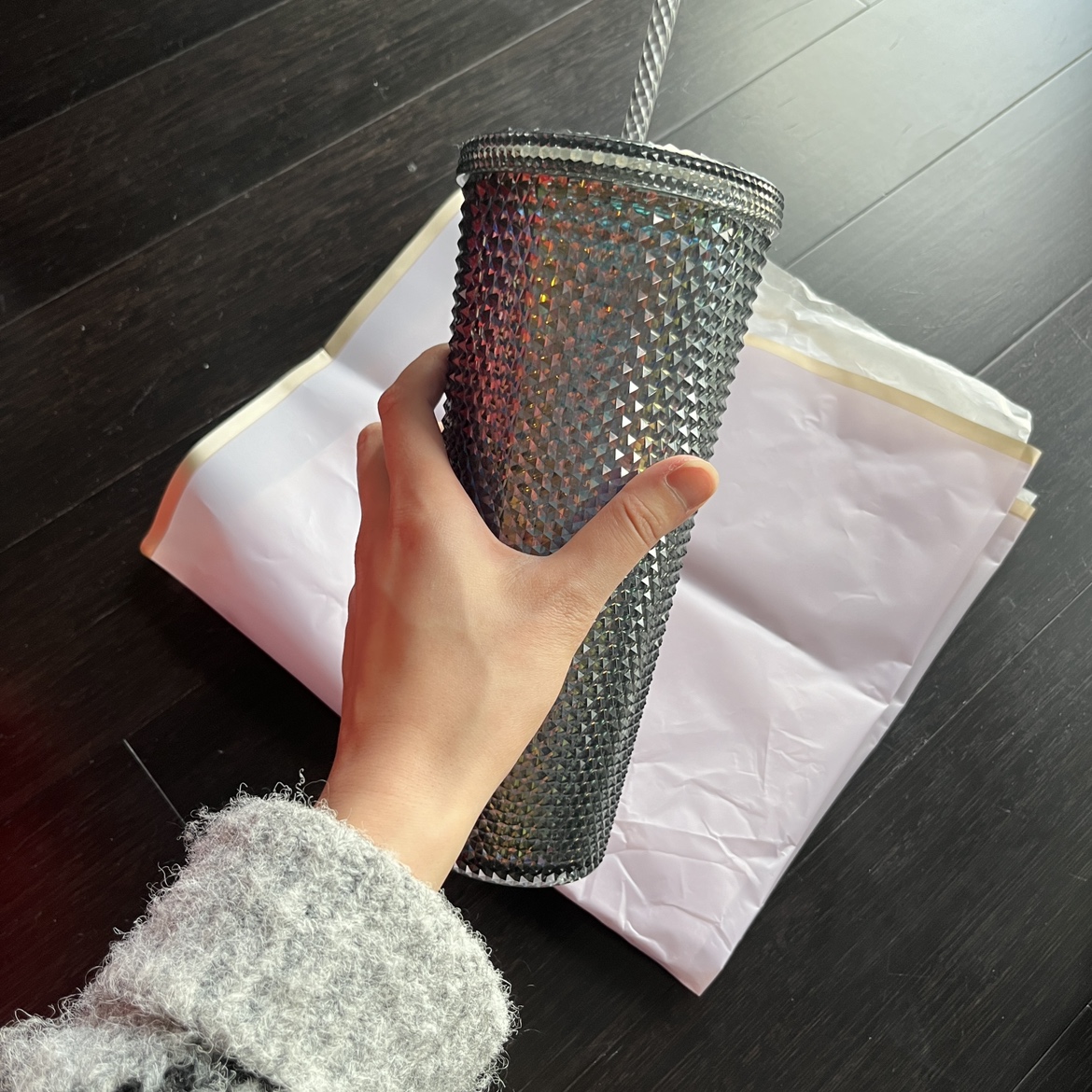 Limited Edition Starbucks Cup with Straw SUPER PRETTY image indicator(3)