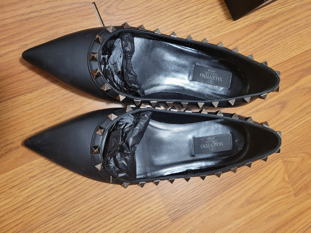 Valentino Flat Studded Balerina Pumps - photo 2