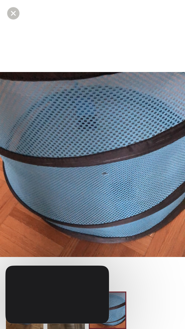 IKEA collapsible mesh hamper - photo 3