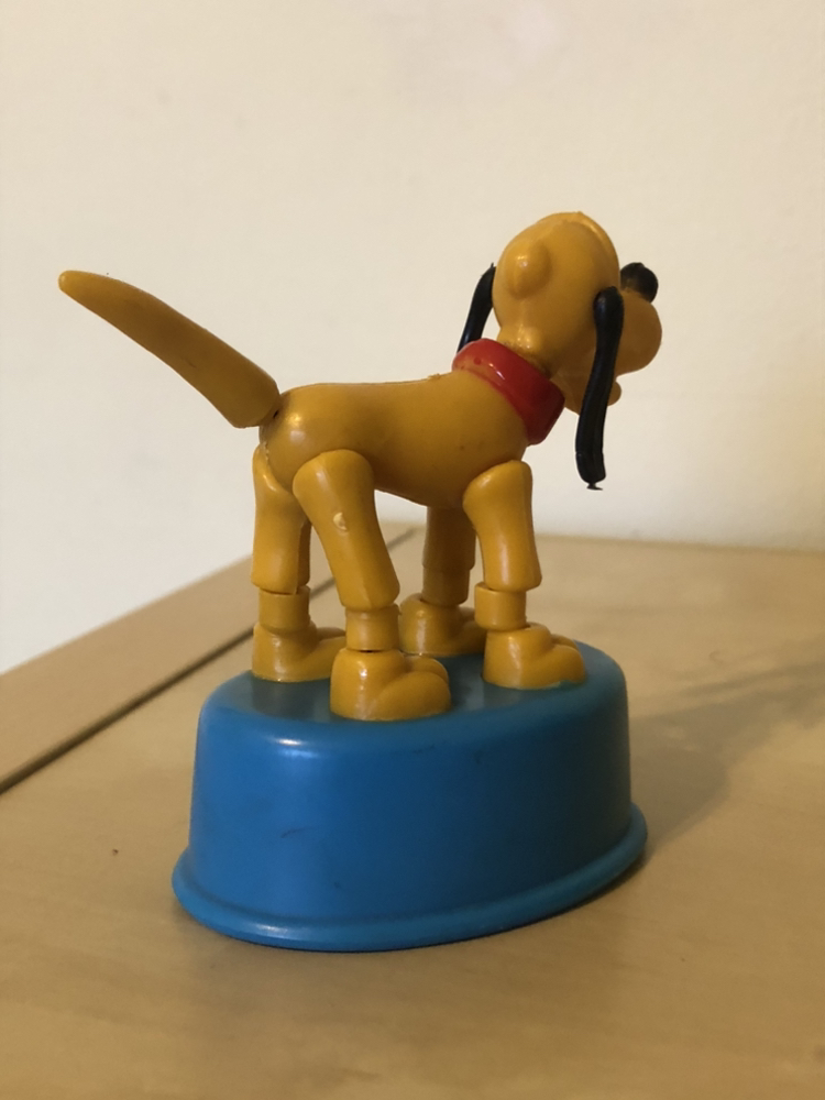 Vintage Disney 1977 Pluto Push-Up Puppet Toy - photo 4