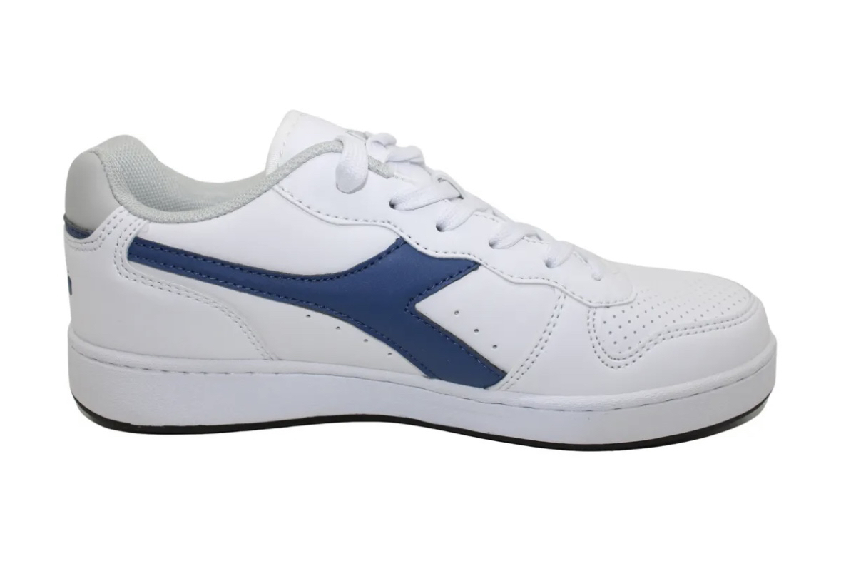 Diadora PLAYGROUND White/Dutch Blue Men Sneakers, Size US 11
