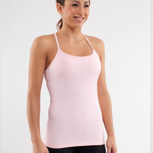 Lululemon Power Y Tank Top Pig Pink size 6 - photo 2