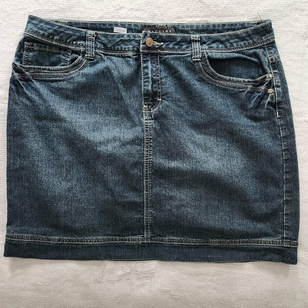 BACCINI DENIM SKIRT. #size16 #XL thumbnail