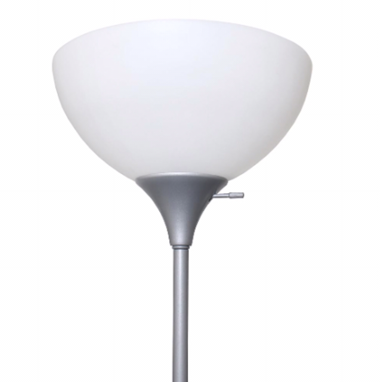 Floor Lamp , Colour Grey, , 2 lights(Bulbs Included) works Good - photo 2