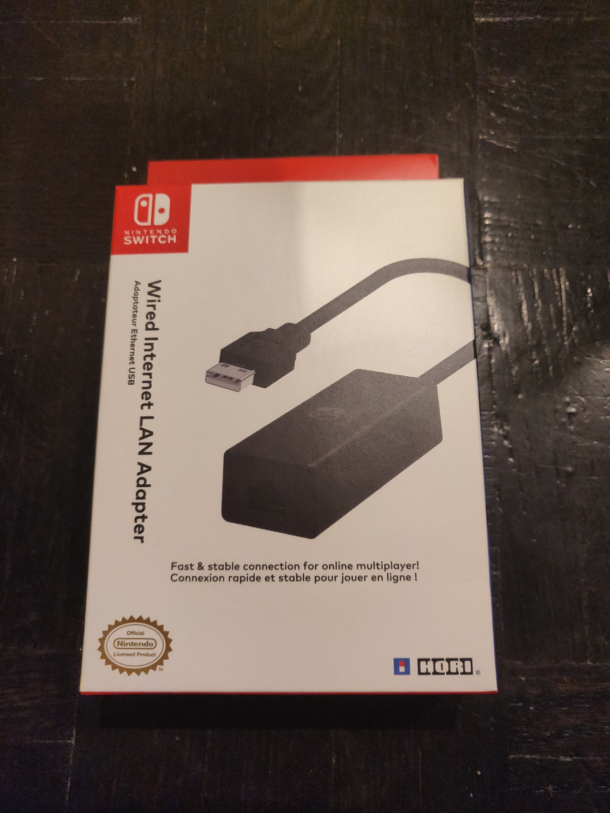 Nintendo switch lan adapter sealed