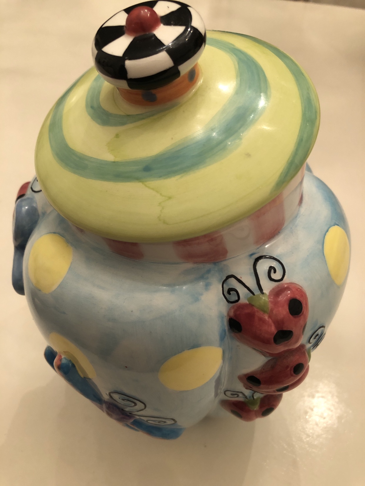 Shannon McGraw for Ganz Colorful Butterfly Lidded Canister image indicator(3)