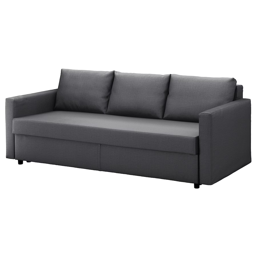 FRIHETEN Sofa, Sofa-bed, Skiftebo dark gray