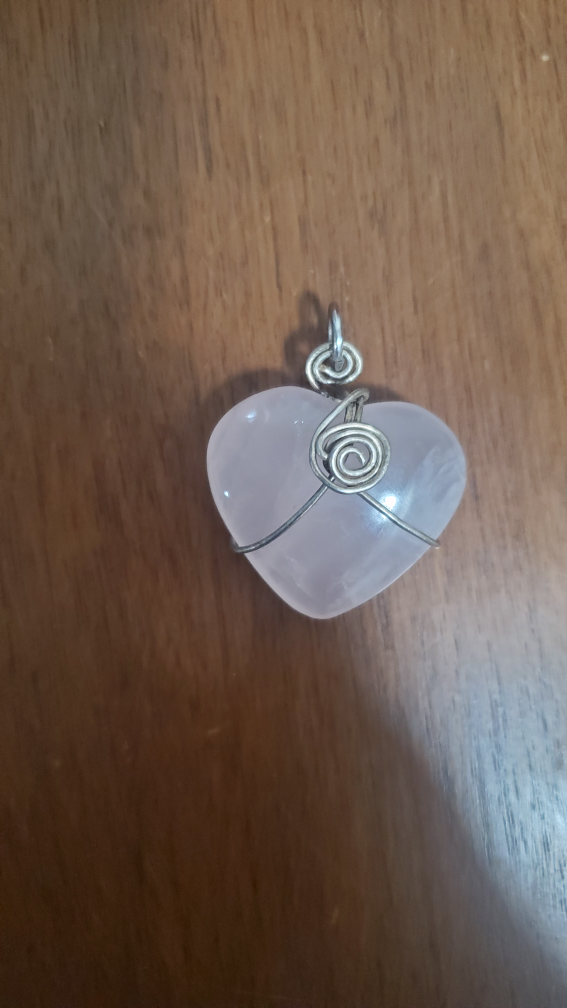 Rose quartz pendant - photo 2