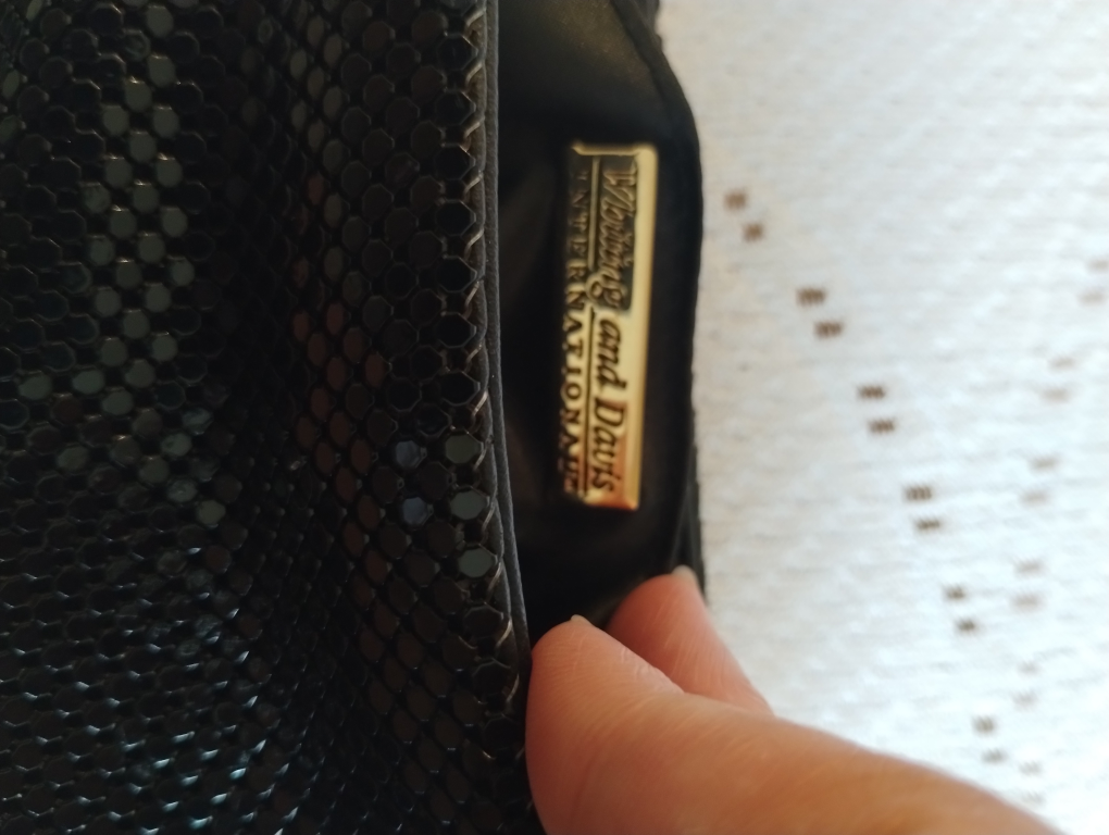 Whiting and Davis International black mesh clutch - photo 3