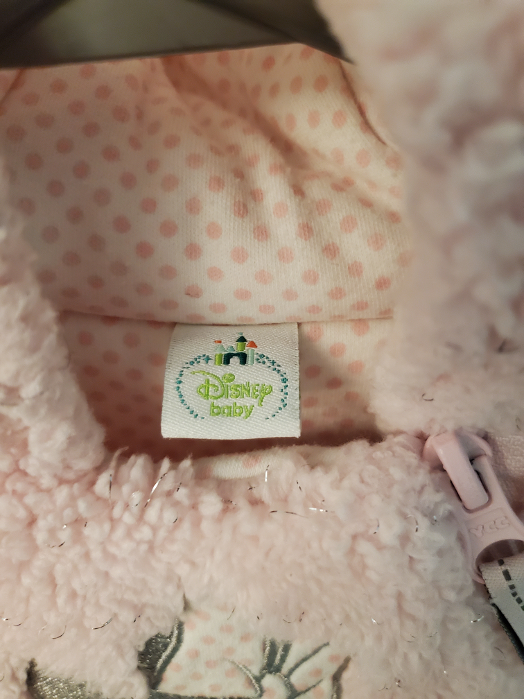 warm disney pink baby outdoor suit,  size 3-6months image indicator(2)